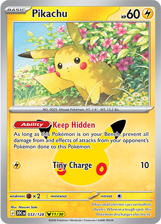Pikachu (30C 033)