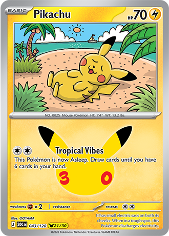 Pikachu (30C 043)