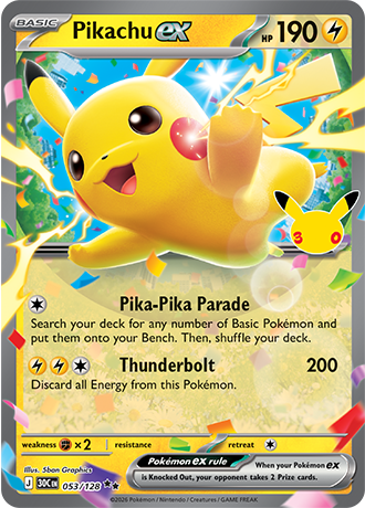Pikachu ex (30C 053)