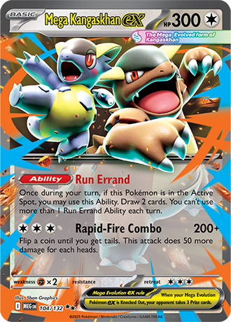 Mega Kangaskhan ex (MEG 104)
