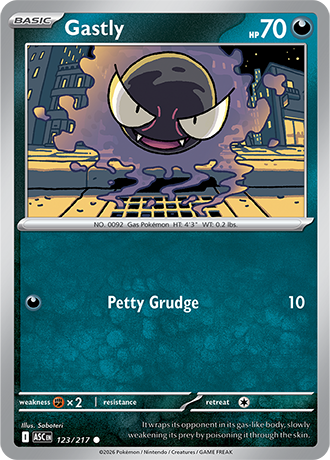 Gastly (ASC 123)