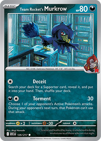 Team Rocket's Murkrow (ASC 126)