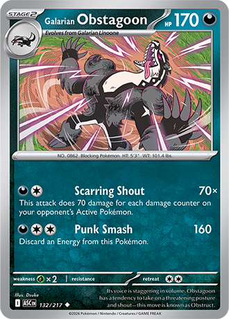Galarian Obstagoon (ASC 132)