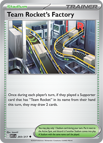 Team Rocket's Factory (ASC 203)