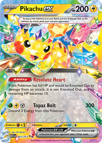 Pikachu ex (ASC 057)