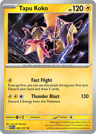 Tapu Koko (ASC 067)
