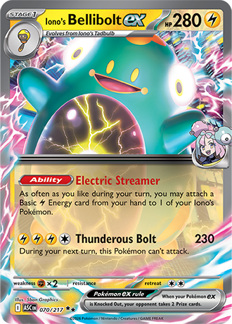Iono's Bellibolt ex (ASC 070)