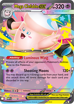 Pokémon Mega Clefable ex Tin