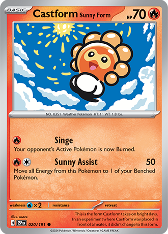 Castform Sunny Form (SSP 020)