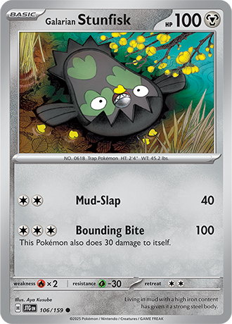 Galarian Stunfisk (JTG 106)