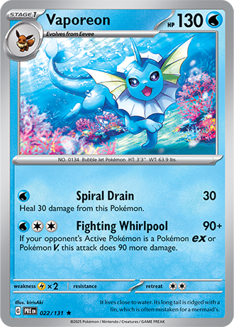 Vaporeon (PRE 022)