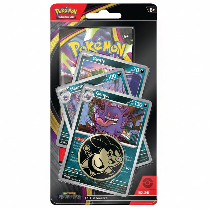 Pokemon TCG: Mega Evolution 5 - Pitch Black Premium Checklane Blister - Gengar
