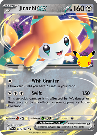 Jirachi ex (30C 102)