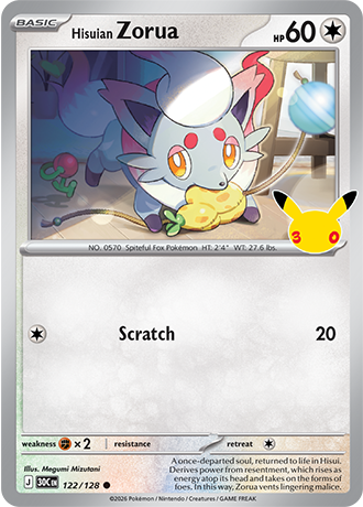 Hisuian Zorua (30C 122)