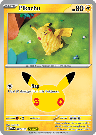 Pikachu (30C 027)