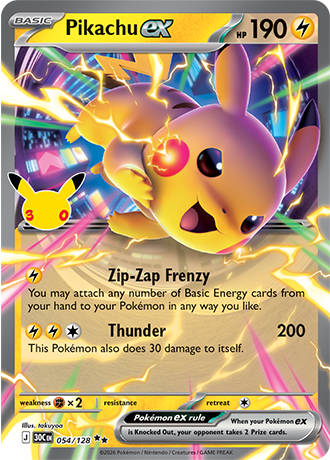 Pikachu ex (30C 054)