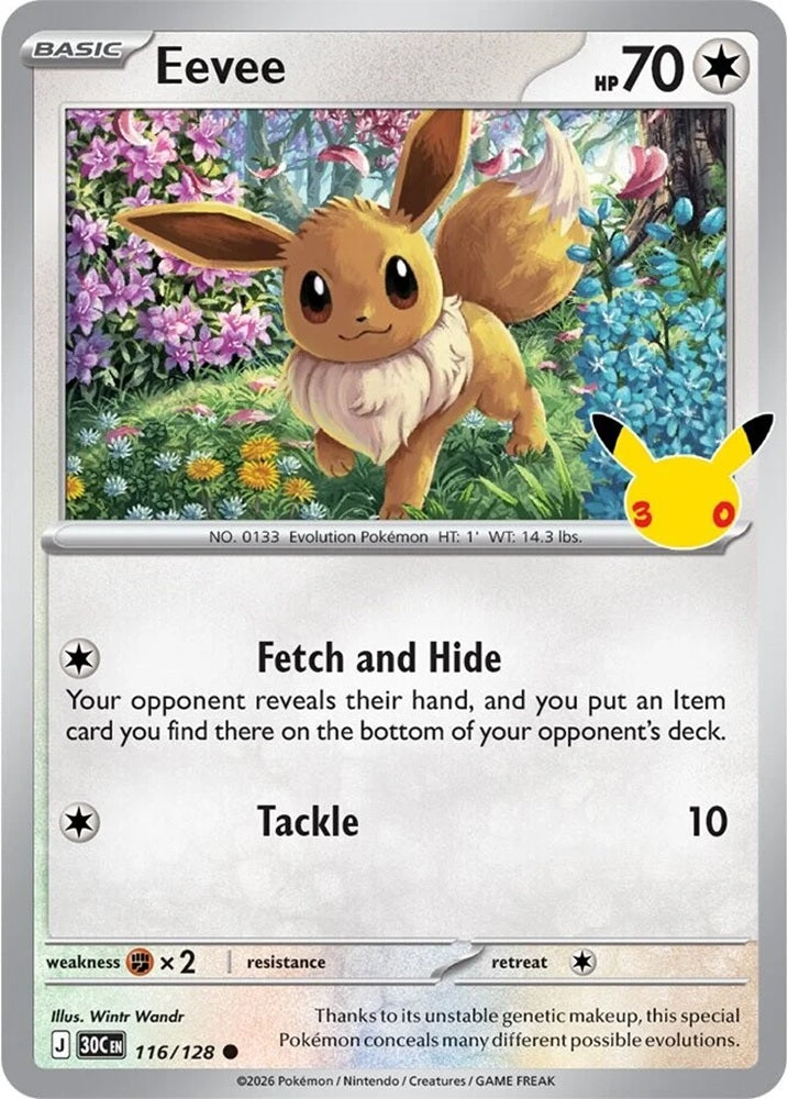 Pokemon 30th Celebration 2-Pack Blister: Eevee
