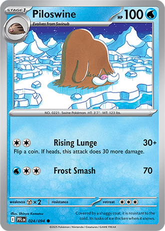 Piloswine (PFL 024)