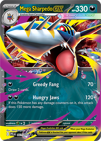 Mega Sharpedo ex (PFL 061)