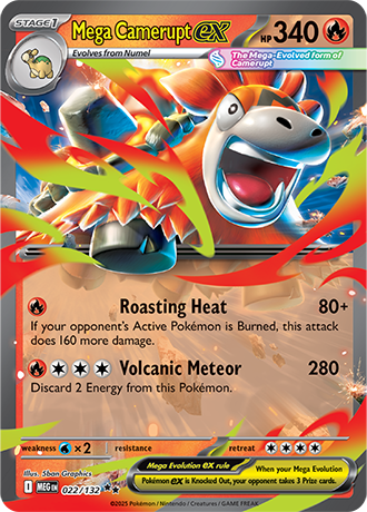 Mega Camerupt ex (MEG 022)