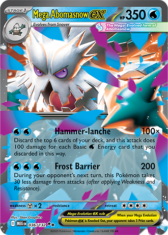 Mega Abomasnow ex (MEG 036)