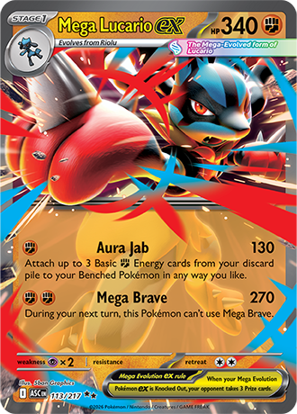 Mega Lucario ex (ASC 113)