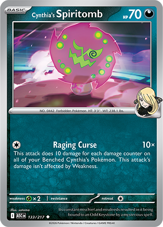 Cynthia's Spiritomb (ASC 133)