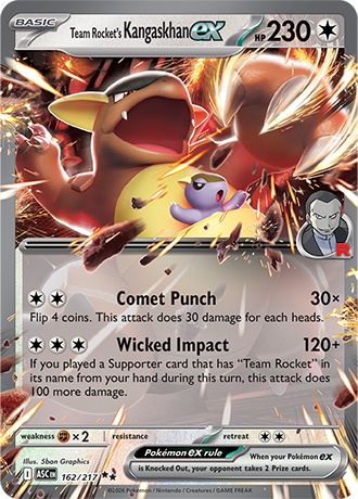 Team Rocket's Kangaskhan ex (ASC 162)