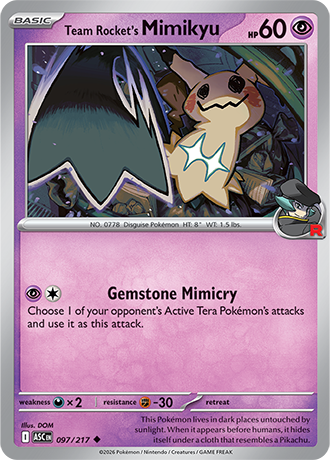 Team Rocket's Mimikyu (ASC 097)