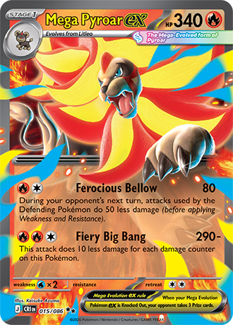 Mega Pyroar ex (CRI 015)