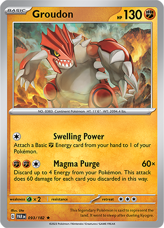 Groudon (PAR 093)