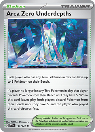 Area Zero Underdepths (SCR 131)