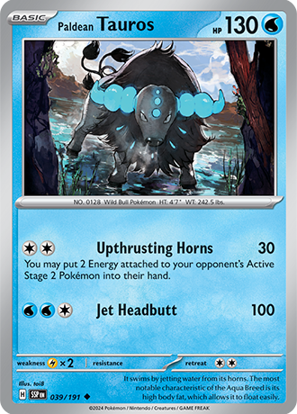 Paldean Tauros (SSP 039)
