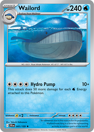 Wailord (JTG 041)