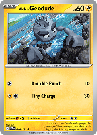 Alolan Geodude (JTG 044)