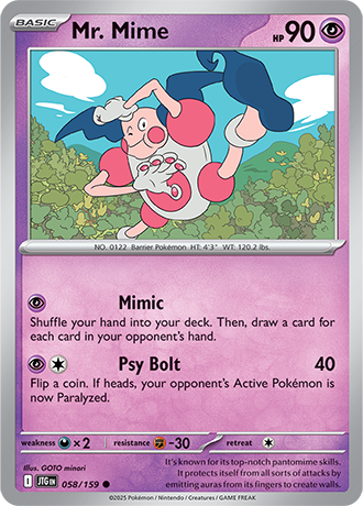 Mr. Mime (JTG 058)