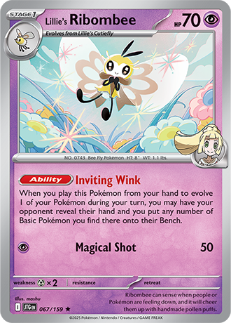 Lillie's Ribombee (JTG 067)