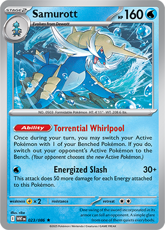 Samurott (WHT 023)