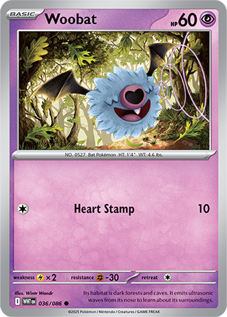 Woobat (WHT 036)