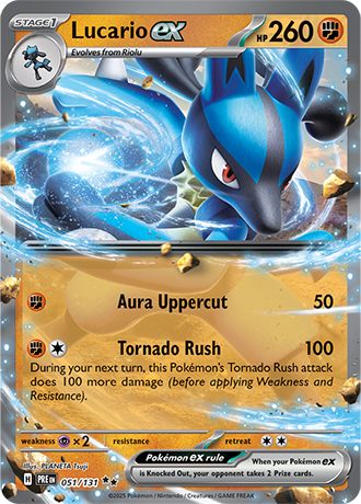 Lucario ex (PRE 051)