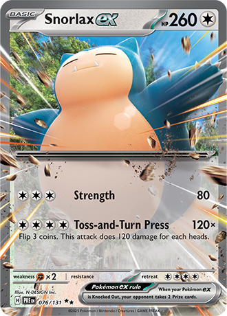 Snorlax ex (PRE 076)