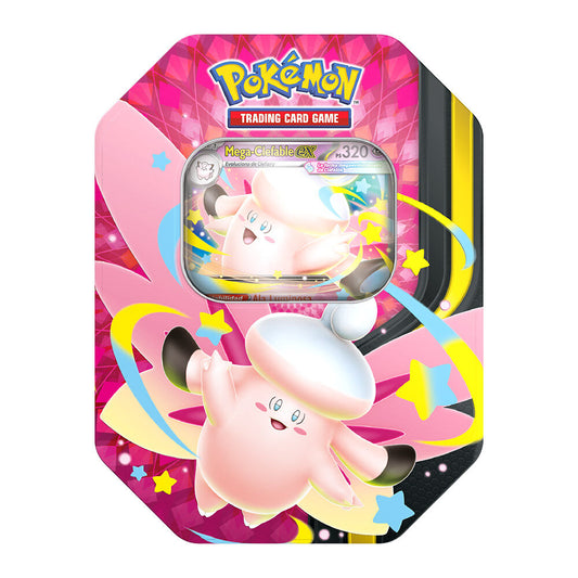 [Pré-Venda] Pokémon Mega Clefable ex Tin