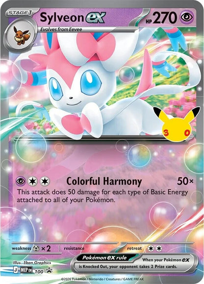 Pokemon 30th Celebration Sylveon ex Box