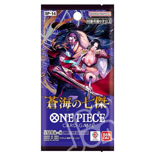 One Piece TCG The Azure Sea's Seven (OP14) - Pack - Japonês
