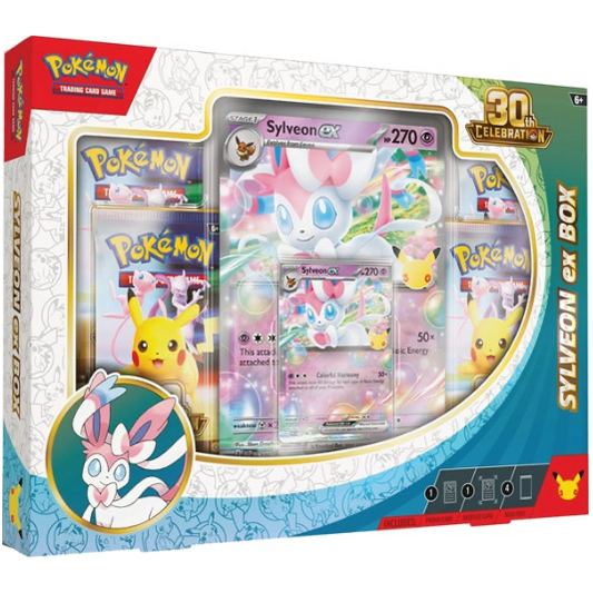 Pokemon 30th Celebration Sylveon ex Box