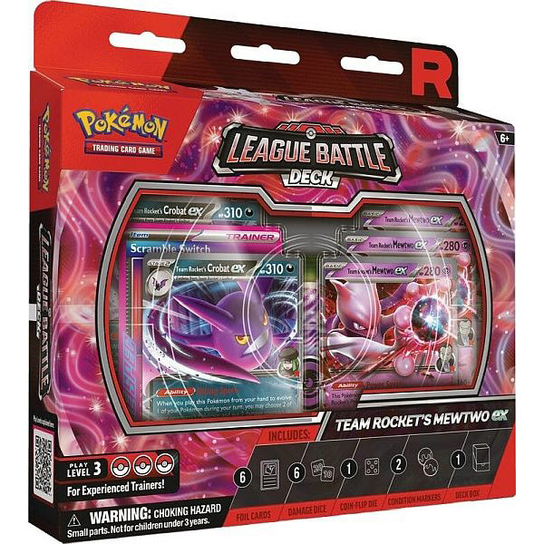 Pokemon TCG League Battle Deck: Team Rocket's Mewtwo ex (2025)