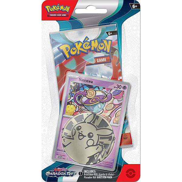 Pokemon TCG: SV4 - Paradox Rift Checklane Blister - Sinistea
