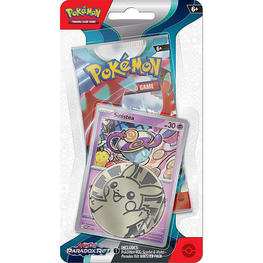 Pokemon TCG: SV4 - Paradox Rift Checklane Blister - Sinistea