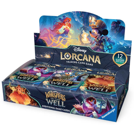 Disney Lorcana TCG: Set 10 - Whispers in the Well - Booster Box Display