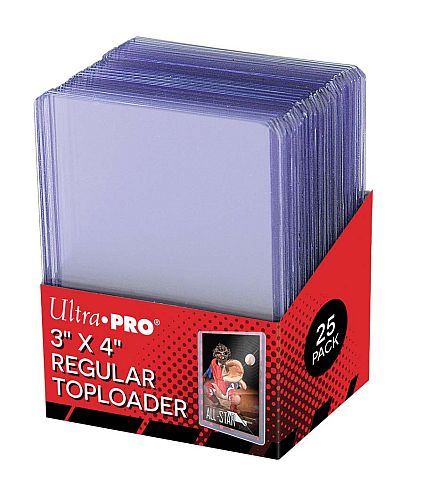 Ultra Pro Toploader: Clear Regular - Box (25 unid)
